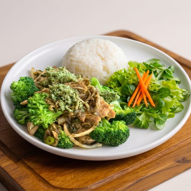 29. Lemon Grass Chicken Broccoli.