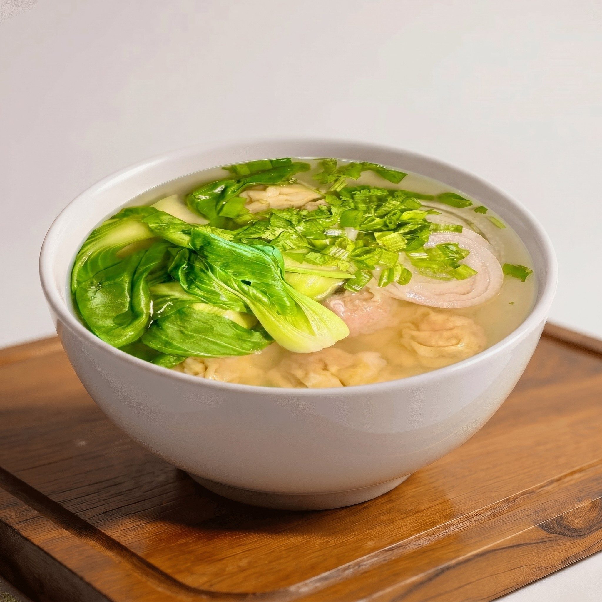 23B. Wonton Noodle Soup.