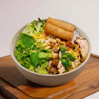 35. Charbroiled Meat & Eggrolls